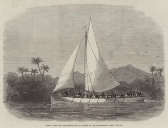 Steel Boat for the Expedition in Search of Dr Livingstone